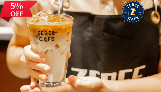 ZEBEE CAFE – GIẢM NGAY 5% BILL