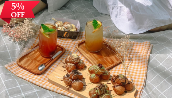 LUKU LOVE – TIỆM CAFE BÁNH HY LẠP – GIẢM NGAY 5% BILL