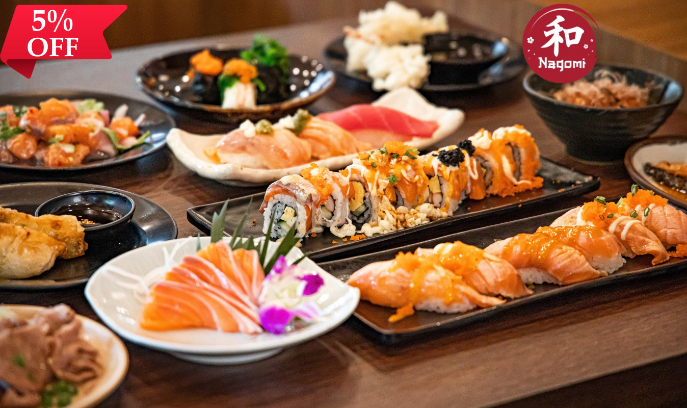 Nagomi Japanese Restaurant – Giảm ngay 5% bill